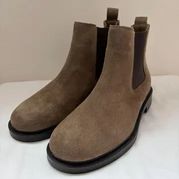 [ 새상품급 ] 자라 스웨이드 사이드 고어 부츠 첼시 부츠 26.0cm