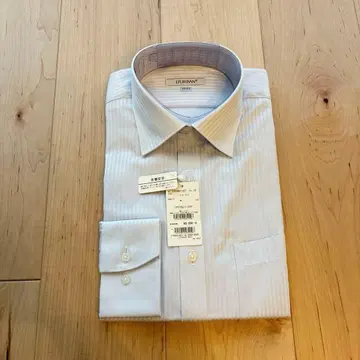 [ 미사용 새상품 ] D'URBAN 세미 와이드 칼라 긴팔 와이셔츠