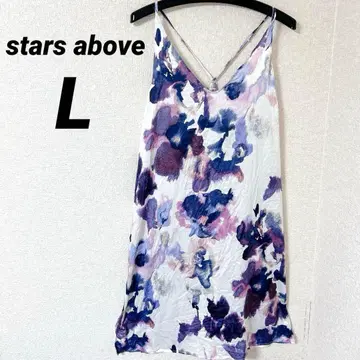 당일 발송 stars above [ L ] 꽃무늬 슬리브리스 튜닉
