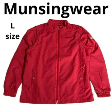 먼싱웨어 2way 바람막이 레드 L