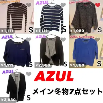 AZUL 겨울 상품 니트 7세트 S 사이즈