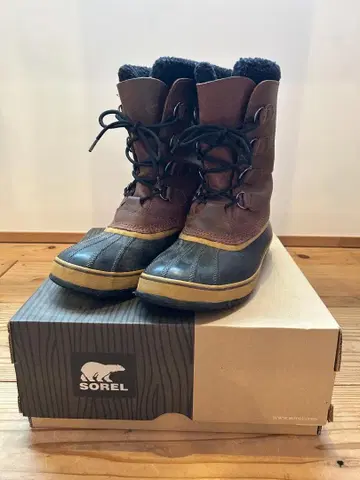 SOREL 소렐 1964 PAC T 스노우 부츠 브라운/블랙 겨울 신발