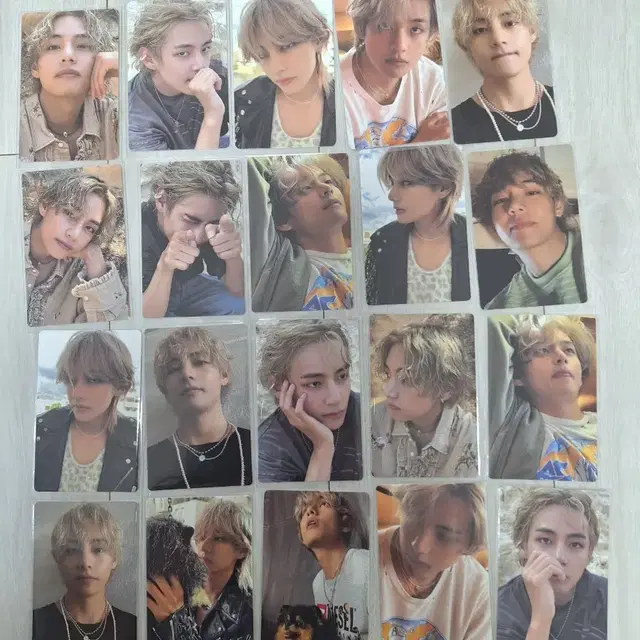 일괄 all) 태형 Layover 포카 일괄 - bts v