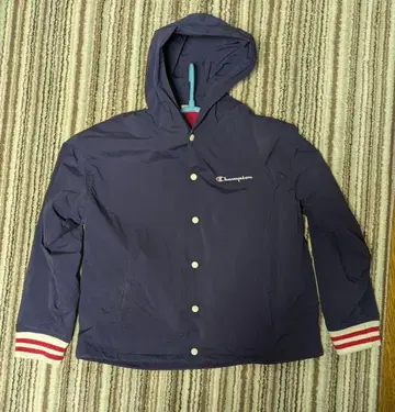 Champion 후드 부착 네이비 자켓