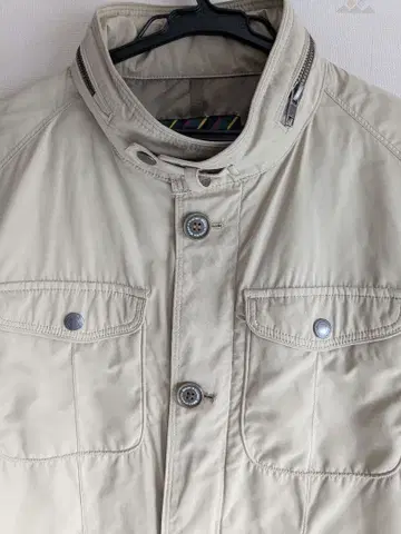 밀리터리 스타일 자켓 베이지