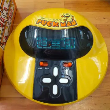 레트로 TOMY LSI 게임 팩맨 가동품