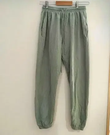 해외 구제 의류 민트 그린 조거 팬츠 맨투맨