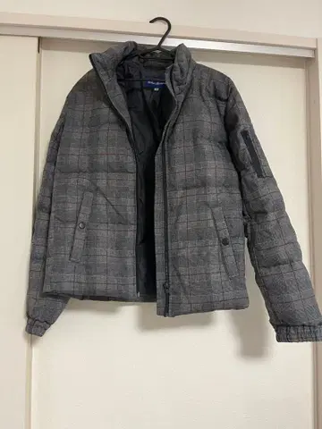 Urban Research 체크 무늬 다운 자켓 38