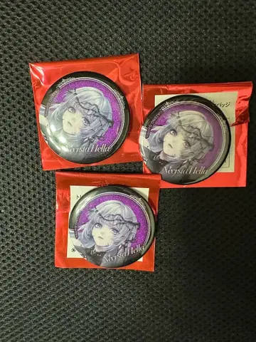 헤라 무기미도 가라오케노테츠진 캔뱃지 카라테츠