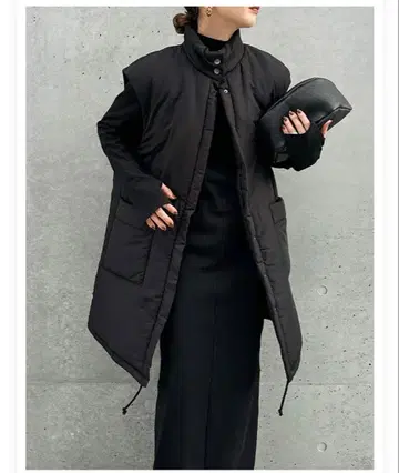 select MOCA 택 포함 미사용 새상품 블랙 다운 베스트