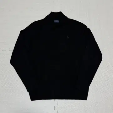 새상품급 랄프 로렌 골프 남성용 니트 캐시미어 울 블랙 S 사이즈