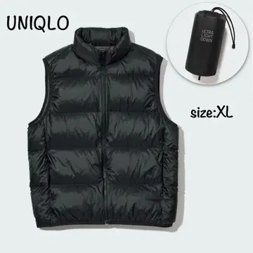 새상품급 유니클로 울트라 라이트 다운 베스트 (주머니 포함) 블랙