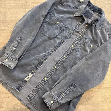 새상품급 BAYFLOW 그레이 코듀로이 긴팔 셔츠