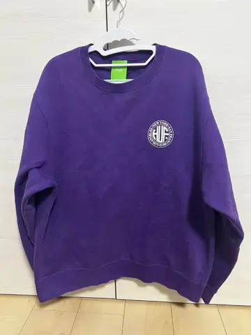 HUF 퍼플 크루넥 트레이닝복