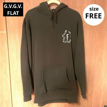 GVGV k3 후디 후드티 차콜 속기모 빅 실루엣
