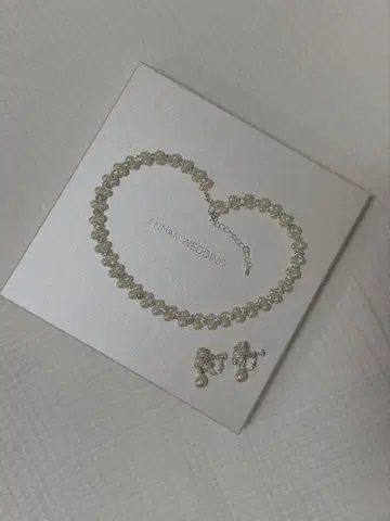 ANNAN WEDDING 목걸이 귀찌 세트
