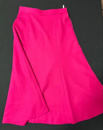 UNITED ARROWS 플레어 롱 스커트 핑크