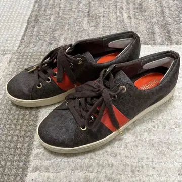 마이클코어스 스니커즈 모노그램 7M 브라운