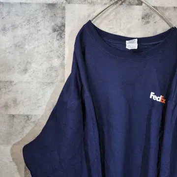 FedEx 맨투맨 트레이닝복 네이비 L C4,1