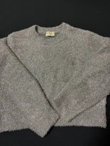 UNITED ARROWS 실버 니트 스웨터