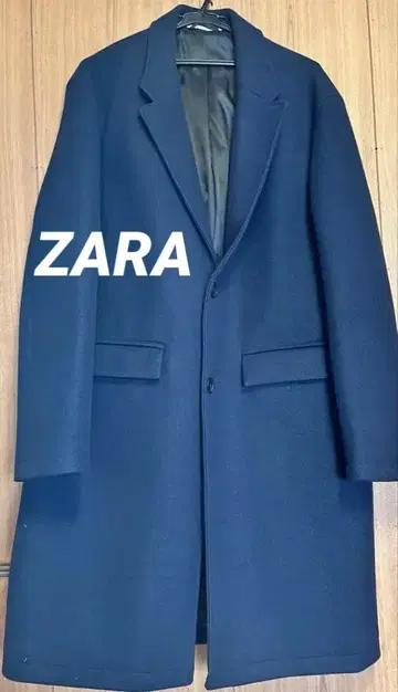 ZARA 블랙 롱 코트 XL