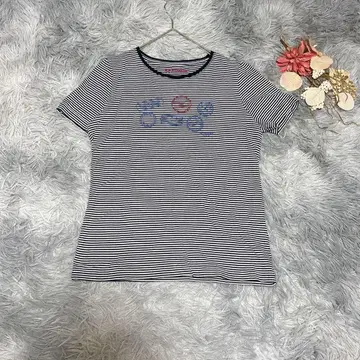 McGREGOR 맥레거 (M) 반팔 티셔츠 보더 코튼 100%