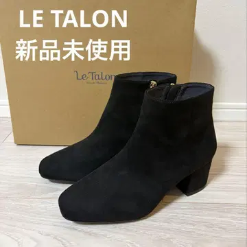 [ 새상품 ] Le Talon 스퀘어토 레인 숏부츠 S