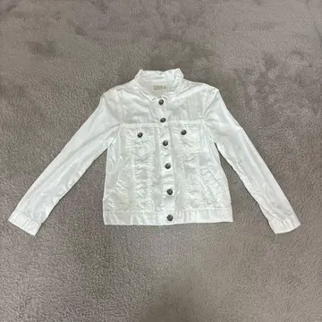 화이트 코튼 자켓