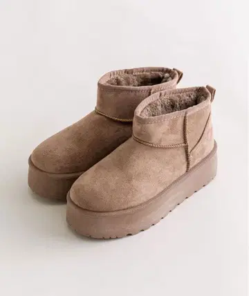 olive des olive 무스탕 숏부츠 M