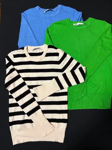 ZARA 긴팔 스웨터 3세트 M 사이즈