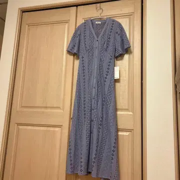 FRAY I.D 연보라색 레이스 원피스