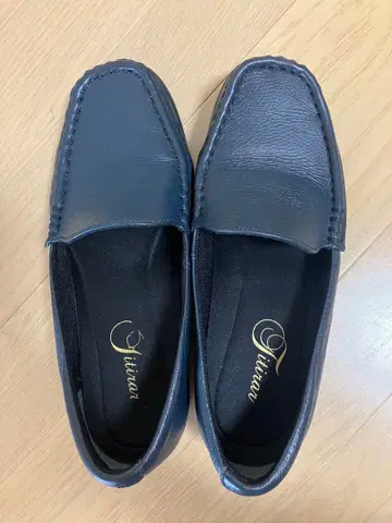 합성 피혁 로퍼풍 슬립온 슈즈 네이비