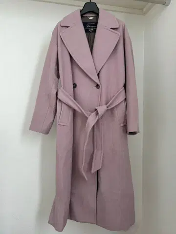 SLOBE IENA / SUPER100 멜톤 빅 라펠 코트