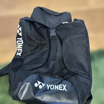 미니멀리스트 YONEX 테니스 백팩 블랙 신발 수납 가능 타입