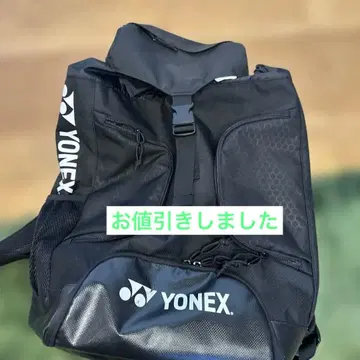 미니멀리스트 할인 YONEX 테니스 백팩 블랙 신발 수납 가능 타입