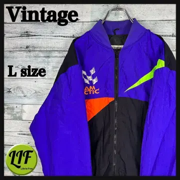 팀 아크틱 자수 블루종 나일론 자켓 L 4859