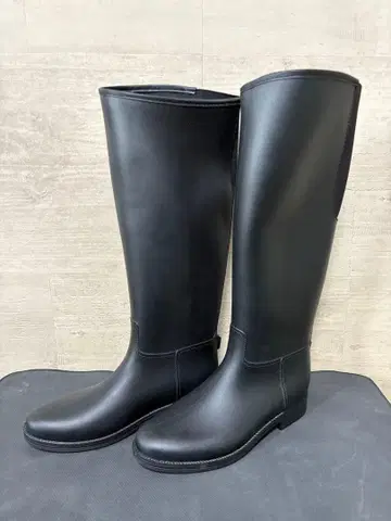 MONO COMME A 롱 부츠 L 사이즈 방수 레인부츠 블랙