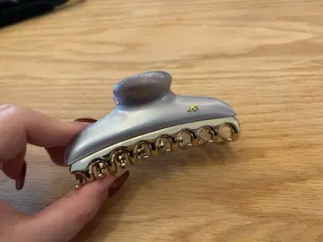 도색 벗겨짐 없음 ACCA 아카 바비 클립 L 사이즈 라이트 그레이