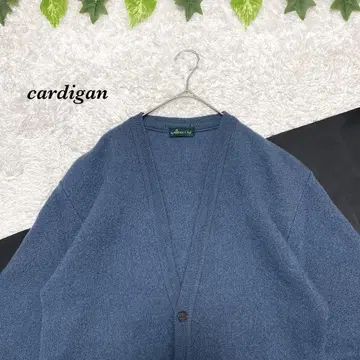 가디건 심플 다크 컬러 멋스러운 구제 의류