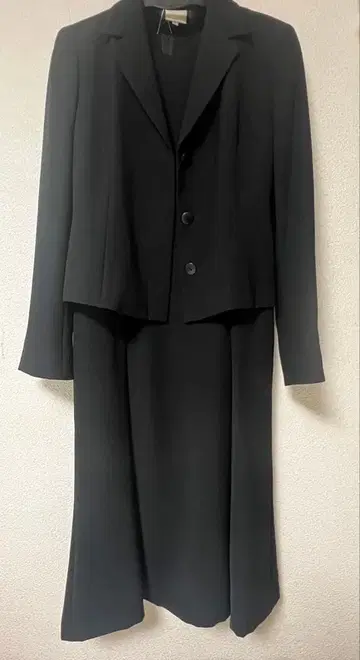 새상품급 블랙 포멀 상복 여성용 11호 끈 리본 포함