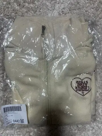 세다클 걸 파이핑 트랙 자켓 아이보리