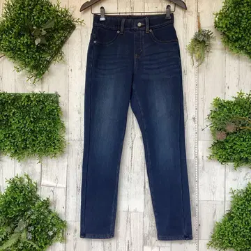 평평하게 놓음 허리 34 스트레치 밑위 25