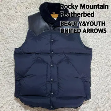 새상품급 로키 마운틴 유나이티드 애로우즈 별주 가죽 요크 다운 베스트