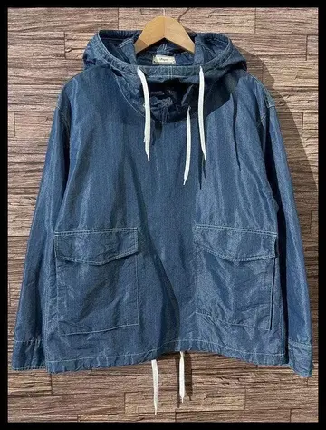 RH88 G2 이로코이 인디고 얇은 소재 아노락 풀오버 후드티