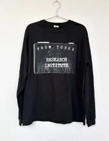 THOM YORKE 롱 슬리브 T셔츠 L 사이즈 긴팔