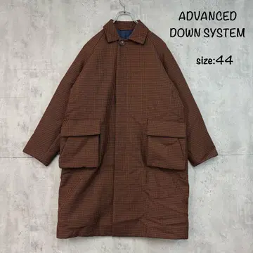 새상품급 ADVANCED DOWN SYSTEM 롱 다운 코트 체크