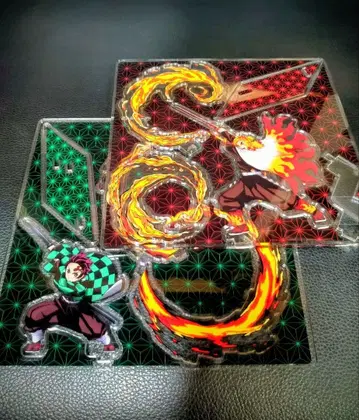 귀멸의 칼날 카마도 탄지로 렌고쿠 쿄쥬로 팝업 아크릴 스탠드 세트