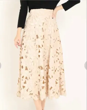 STRAWBERRY-FIELDS LiLy 벨로아 롱 스커트