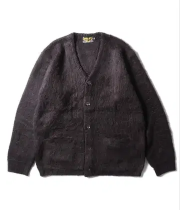 블랙 모헤어 가디건 M 사이즈