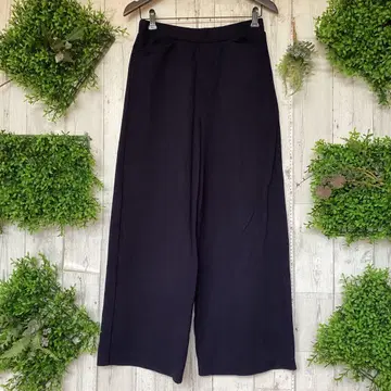 평평하게 놓음 허리 34 밴딩 있음 밑위 34